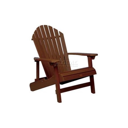 Highwood Usa highwood Hamilton Folding Adirondack Chair, King Size - Weathered Acorn AD-KING1-ACE